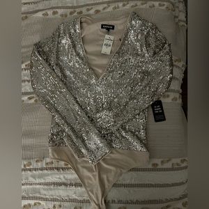Express Sequin Bodysuit